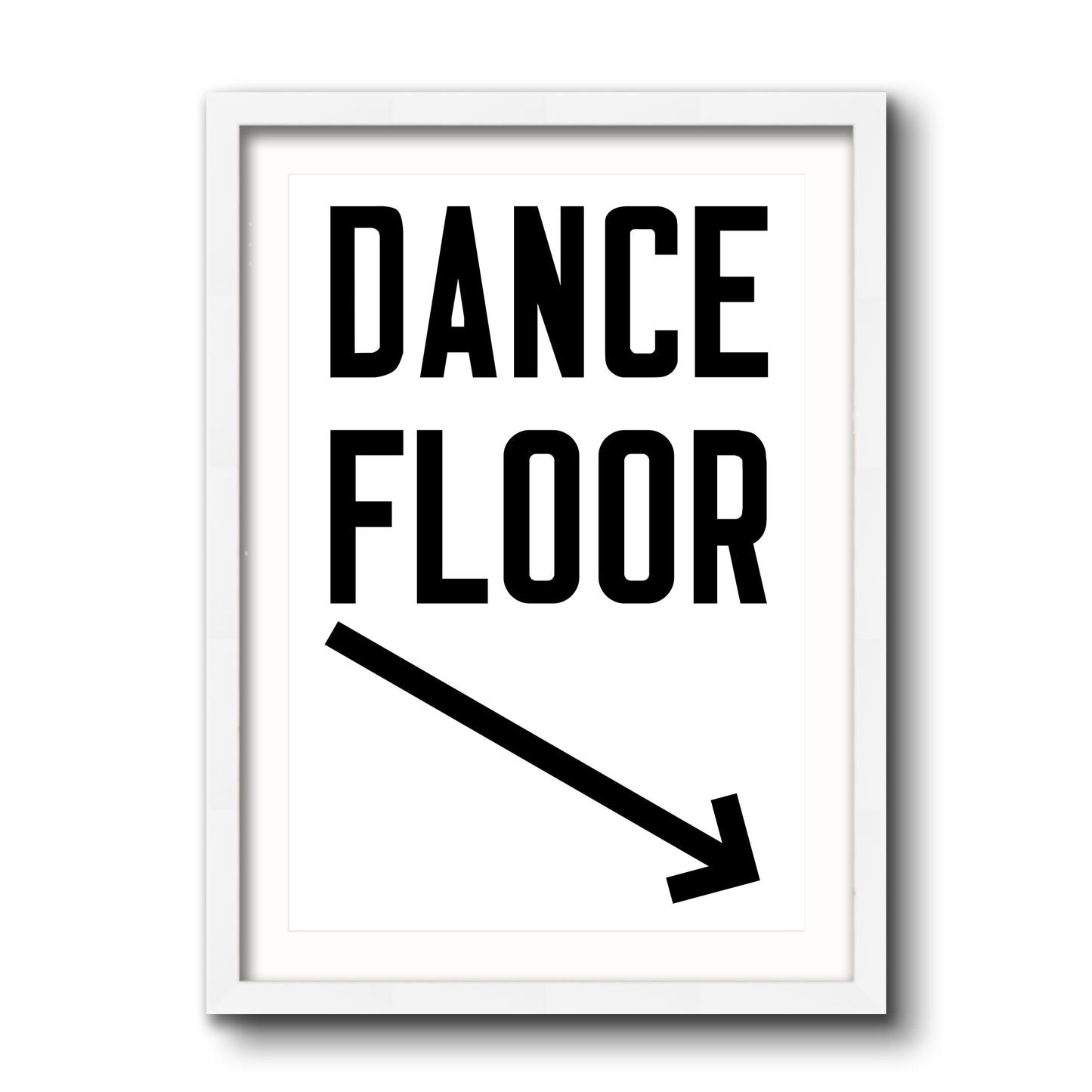 Dance Floor Vertical Arrow Down Right