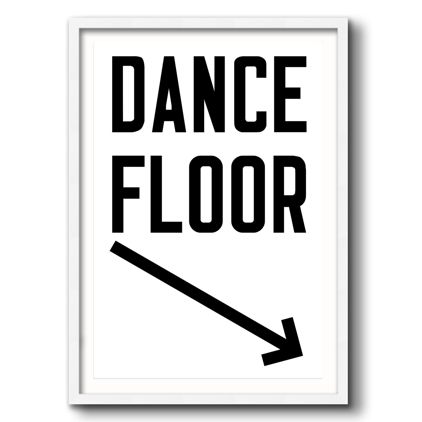 Dance Floor Vertical Arrow Down Right