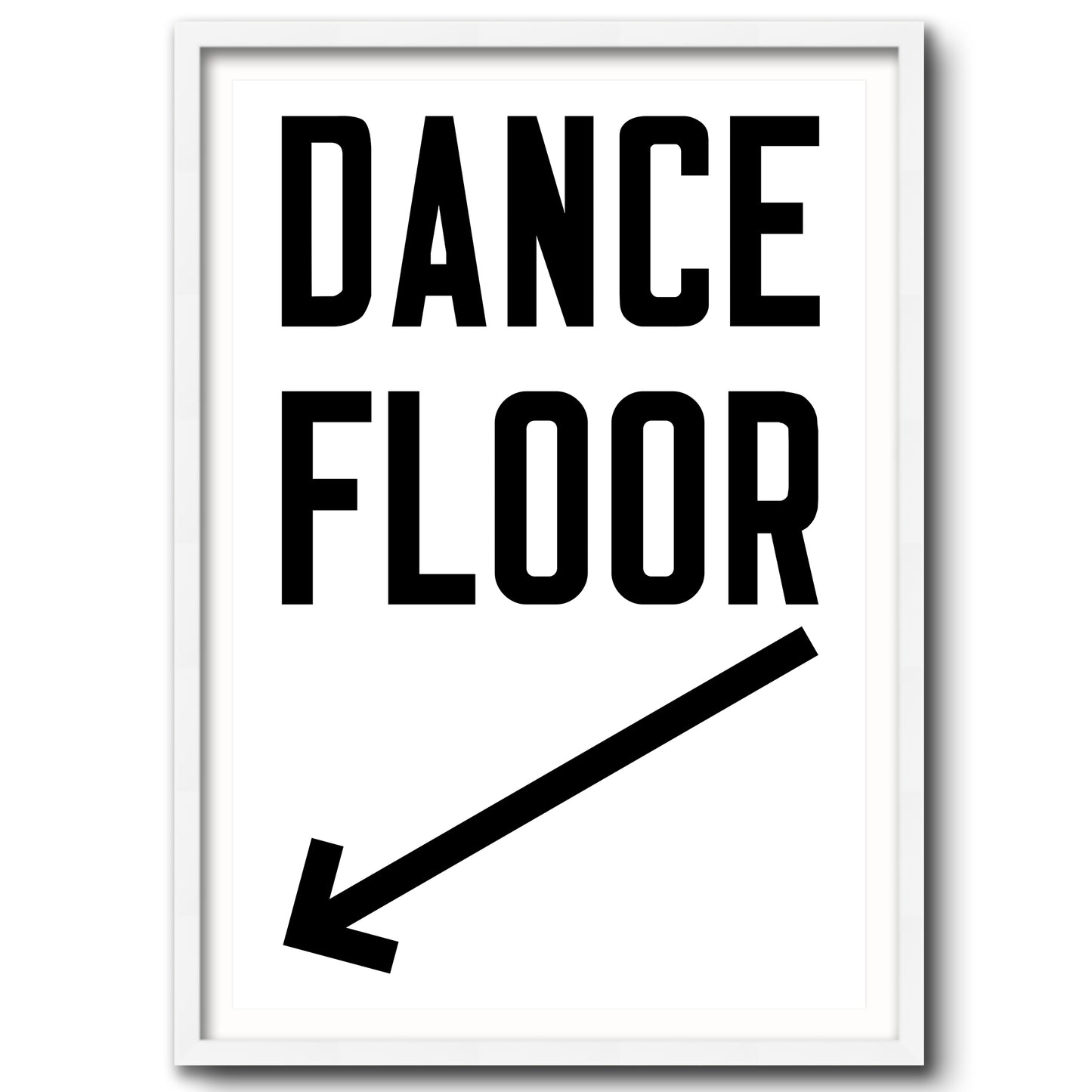 Dance Floor Vertical Arrow Down Left