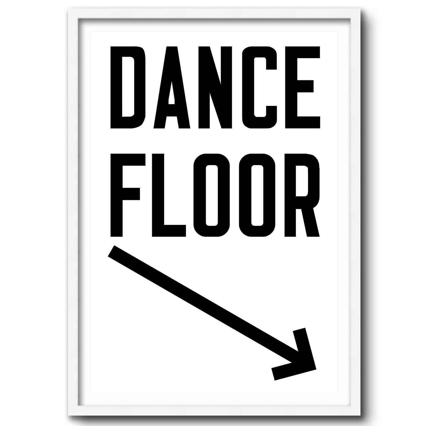 Dance Floor Vertical Arrow Down Right