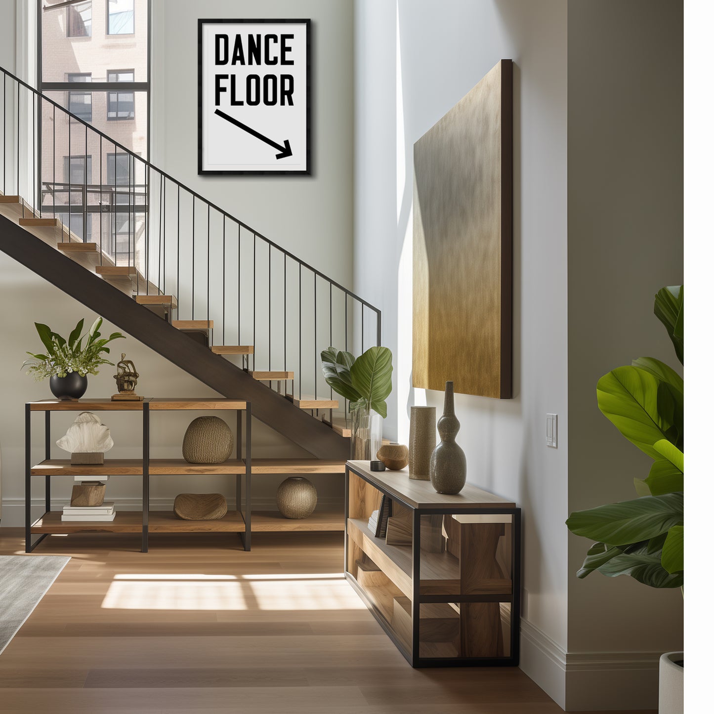 Dance Floor Vertical Arrow Up Left