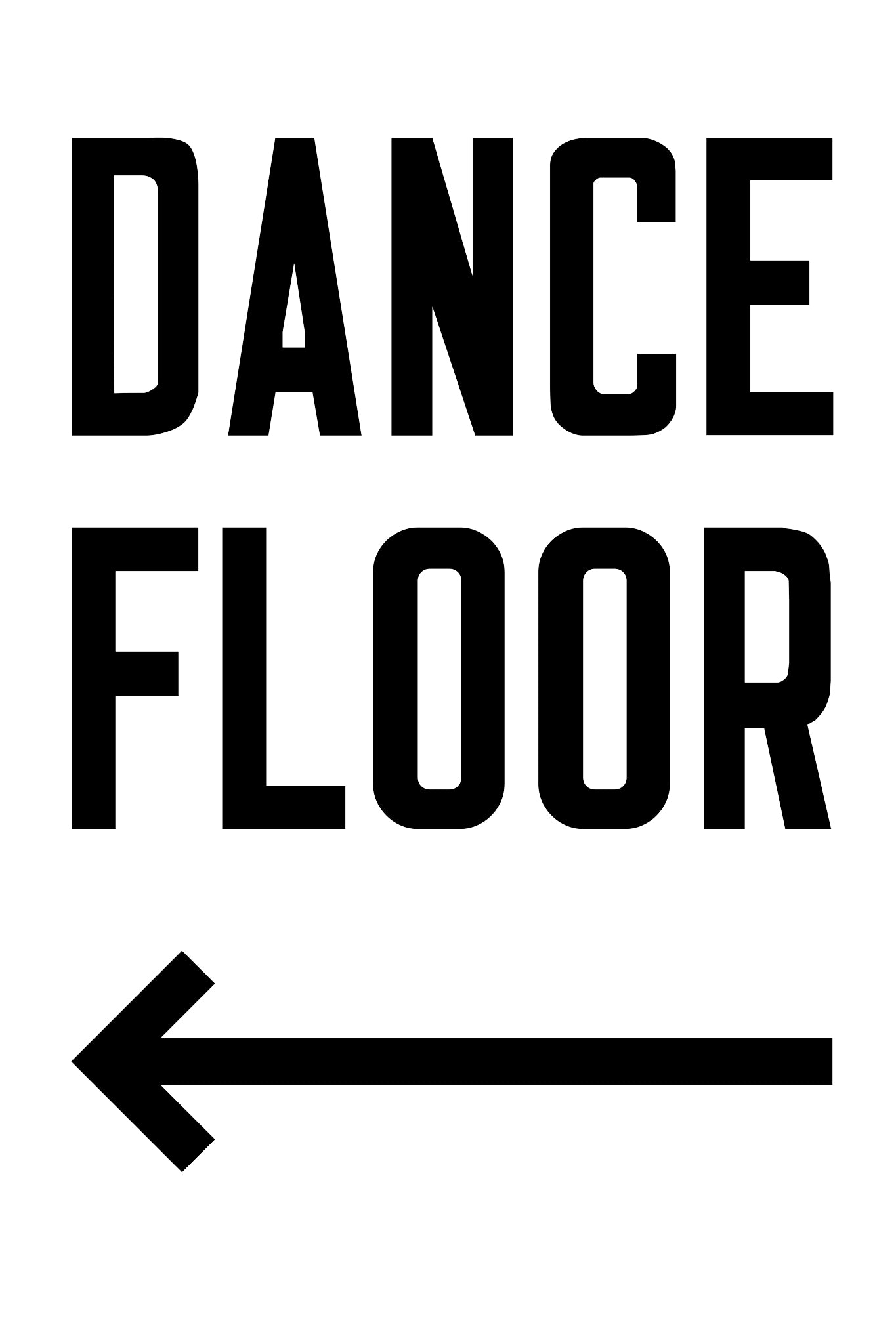 Dance Floor Vertical Arrow Left