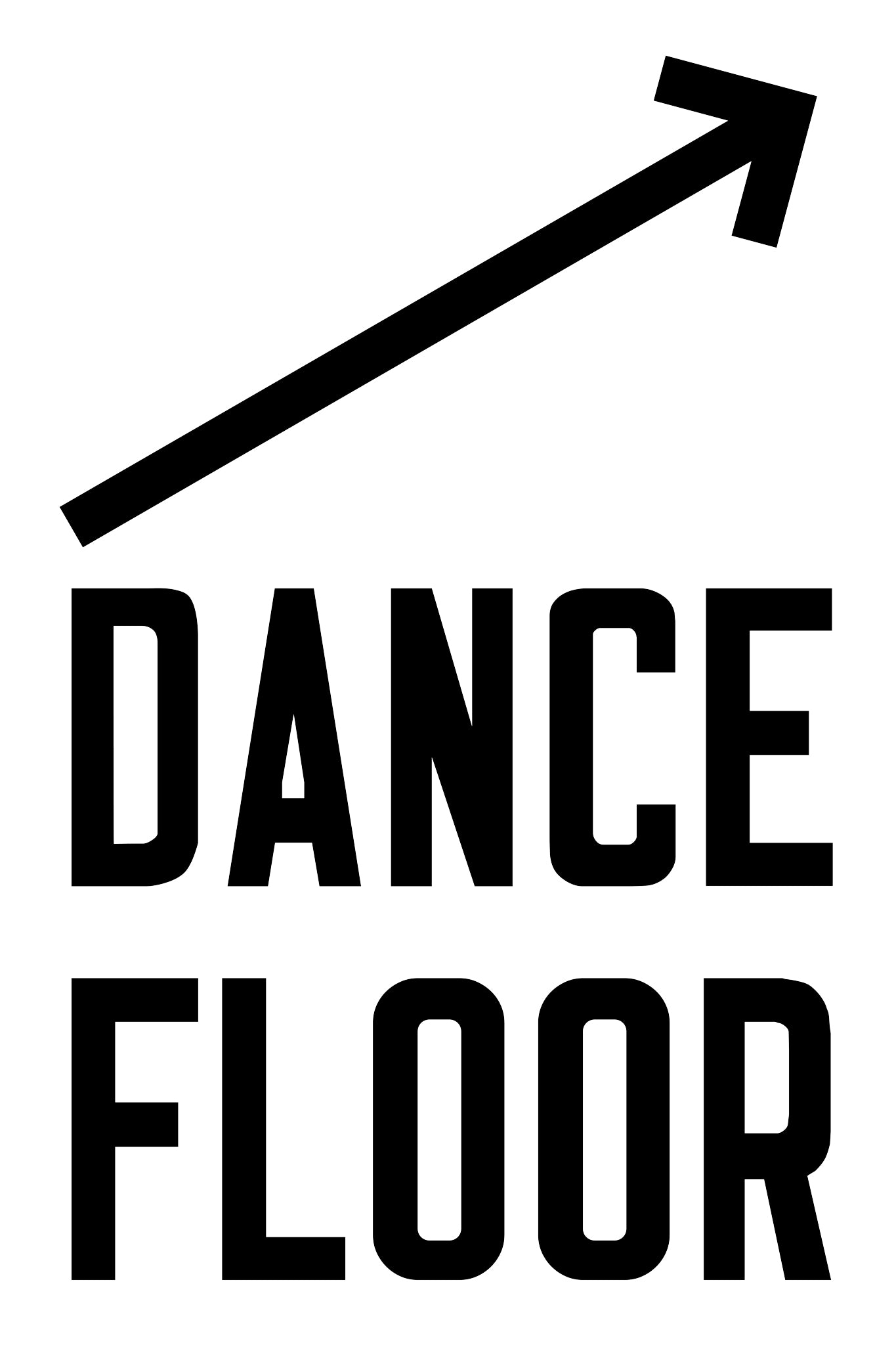 Dance Floor Vertical Arrow Up Right